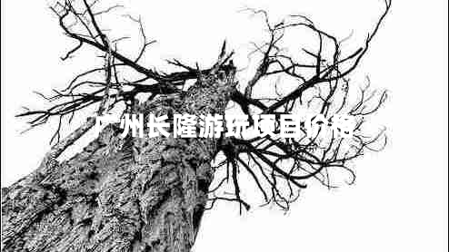 广州长隆游玩项目价格