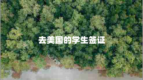 去美国的学生签证