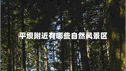 平坝附近有哪些自然风景区