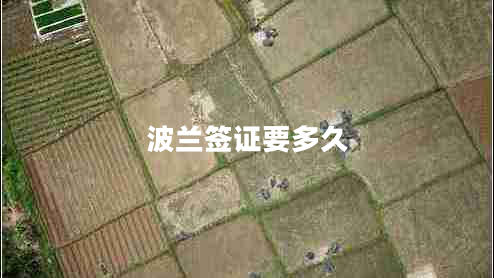波兰签证要多久