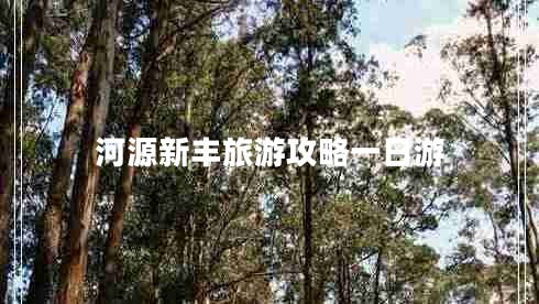 河源新丰旅游攻略一日游