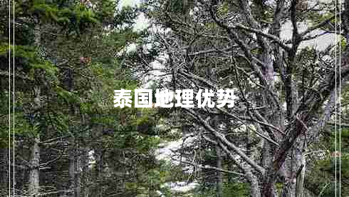 泰国地理优势