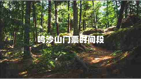 鸣沙山门票时间段