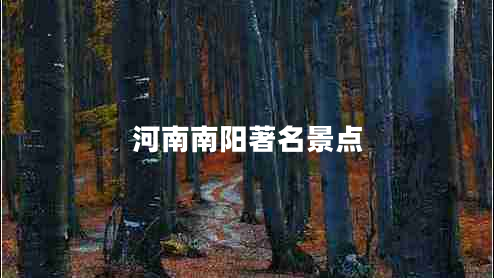 河南南阳著名景点