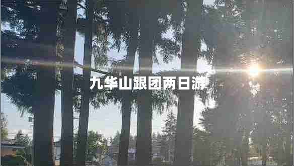 九华山跟团两日游