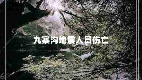 九寨沟地震人员伤亡