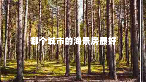 哪个城市的海景房最好
