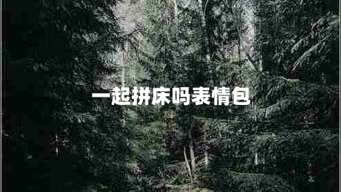 一起拼床吗表情包