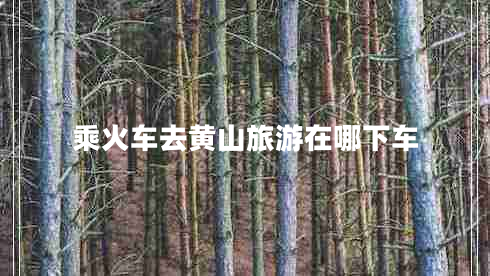 乘火车去黄山旅游在哪下车