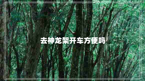 去神龙架开车方便吗