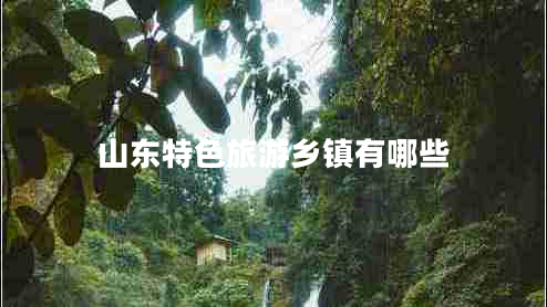 山东特色旅游乡镇有哪些