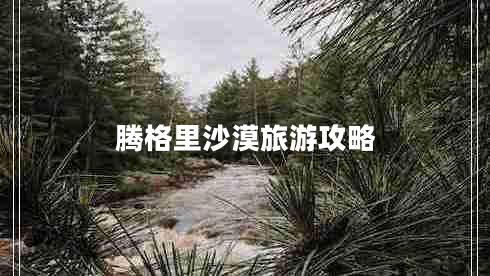 腾格里沙漠旅游攻略