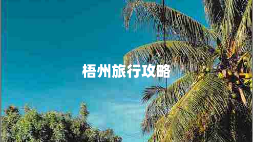 梧州旅行攻略