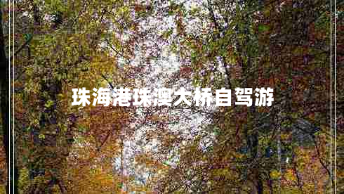 珠海港珠澳大桥自驾游