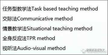 常用的教学方法都有哪些