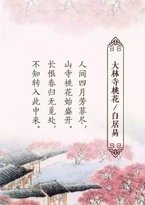 小学生关于桃花的诗句