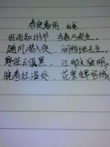 一首,诗句
