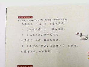 古诗中含数字的诗句填空