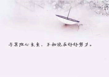 诗句,不努力