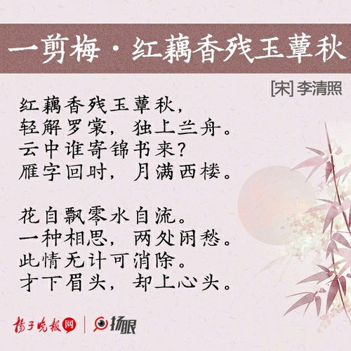 关于李清照诗句
