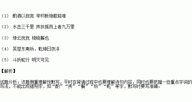 诗句,大鹏