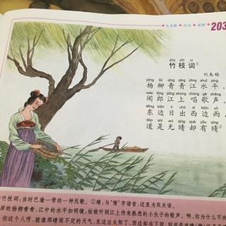 竹枝词古诗反义词的诗句
