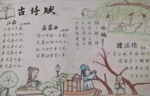 关于语文手抄报的诗句