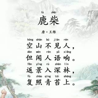 鹿柴古诗诗句意思