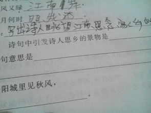 思乡景的诗句古诗词