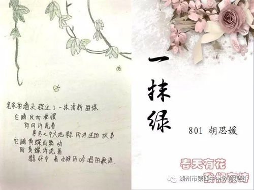 关于春天玫瑰的诗句