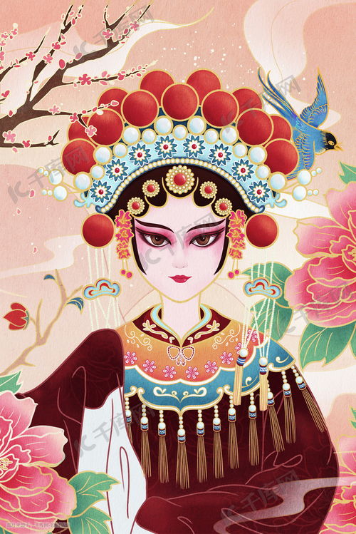 花旦,京剧,诗句