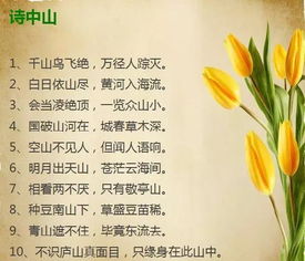 赞美风景优美的古诗句子