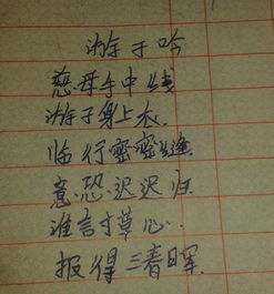 关于亲情的诗句5言4句