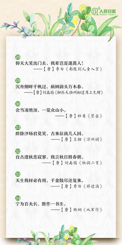 奋发向上,诗句,中小学生,激励