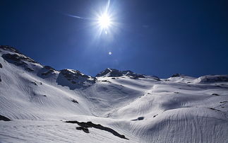 关于蓝天和雪景的诗句
