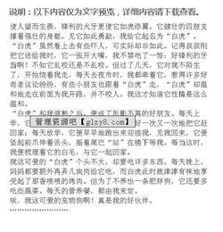 我的宠物狗作文好开头