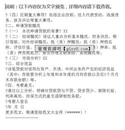 贷款调查报告(个人贷款调查报告)