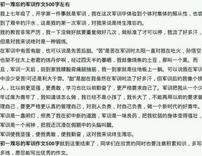 难忘的社会实践军训作文开头
