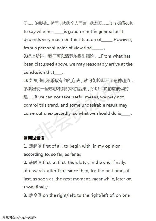 英语作文最后开头