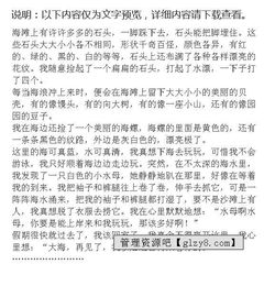 作文,游玩,开头,海边