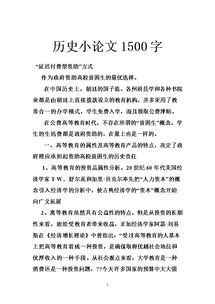 关于历史小论文(关于历史小论文怎么写)