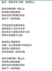 感恩的心歌词开头作文