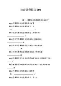 社会调查的报告(学生社会调查报告社会调查报告)