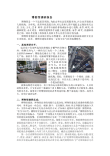 博物馆调研报告(大学生三亚凤凰岛见习报告)