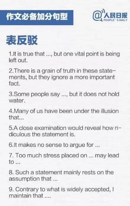 英语作文总结开头词