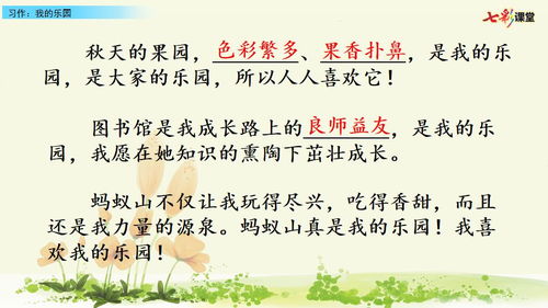 我的乐园四级作文开头家里的院子