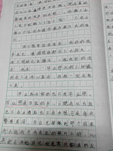那一次我真留恋作文开头