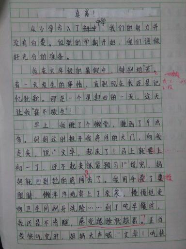 写成长的烦恼的作文600字作文开头