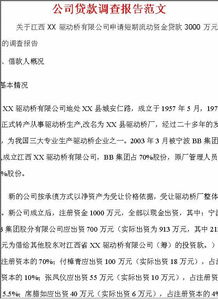 公司调研报告范文(公司调研报告范文)