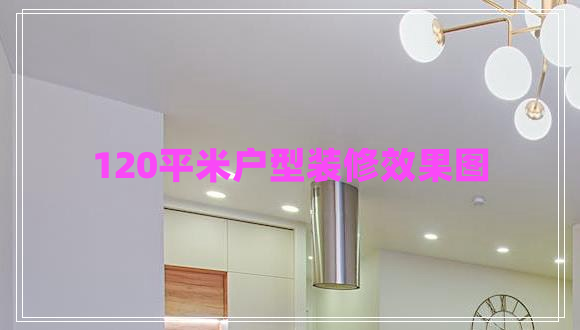 120平米户型装修效果图